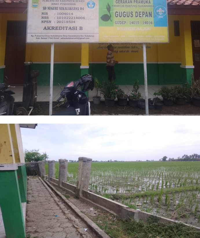 PERMOHONAN BANTUAN PEMAGARAN SDN SUKALAKSANA 04 KECAMATAN SUKAKARYA