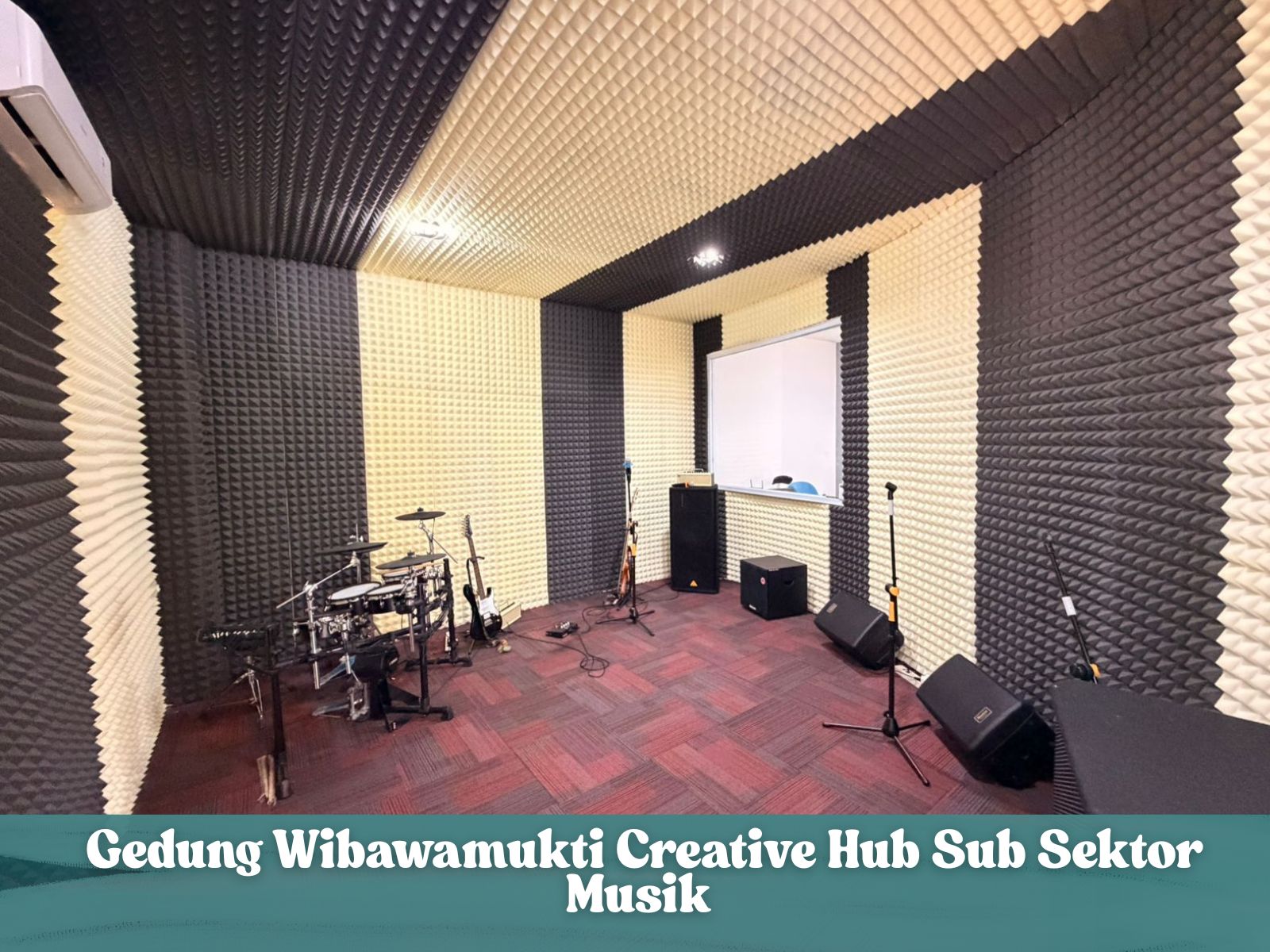 Pengadaan Sarana pada Gedung Wibawamukti Creative Hub Sub Sektor Musik 