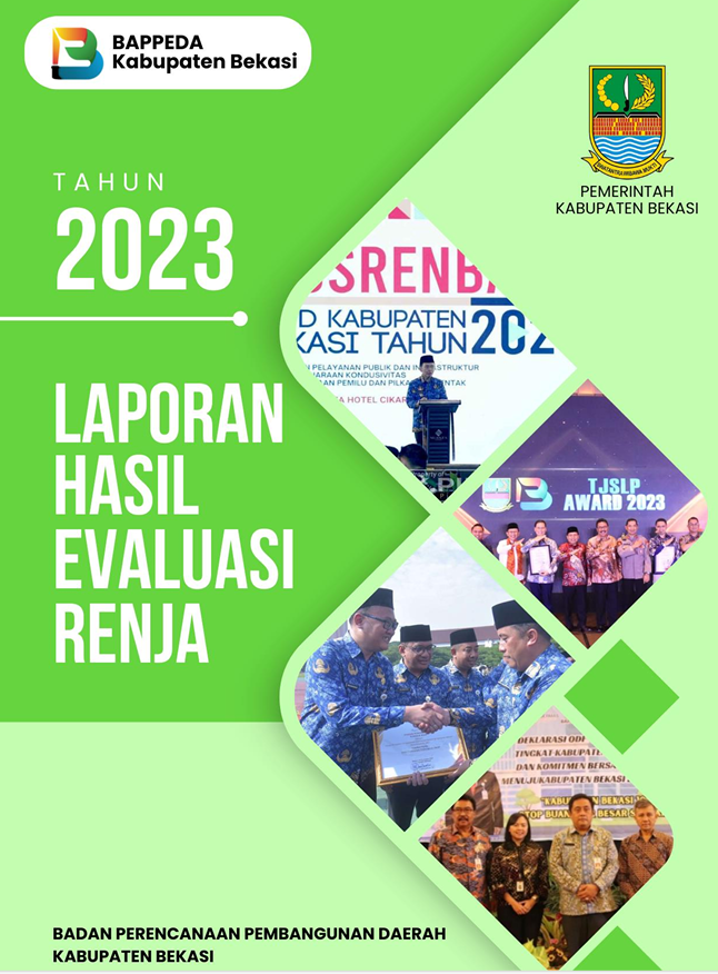 Cover LAPORAN EVALUASI RENJA BAPPEDA KABUPATEN BEKASI TAHUN 2023