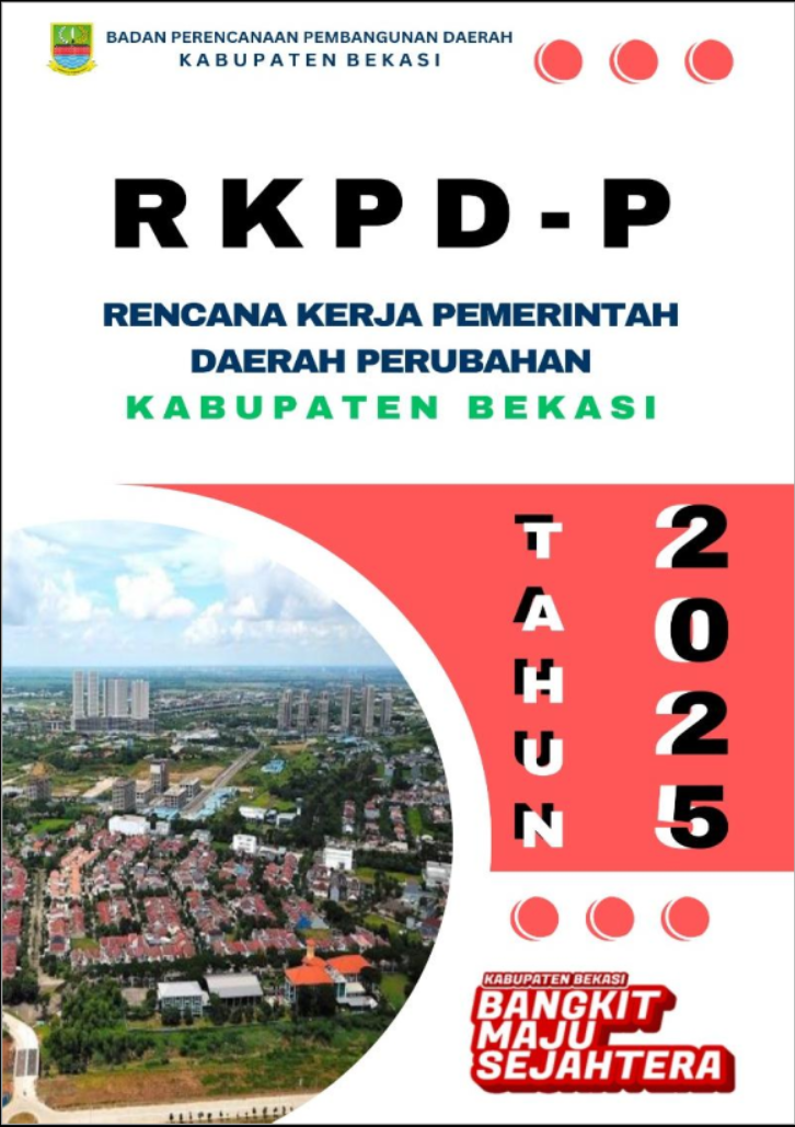 Cover RKPD-P KABUPATEN BEKASI TAHUN 2025