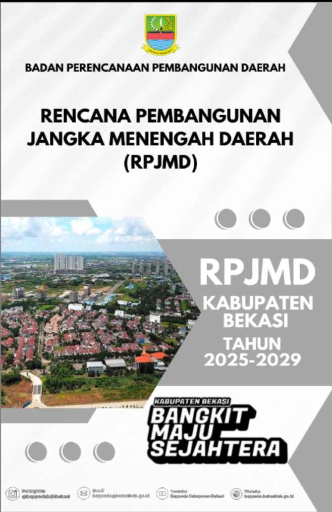 Cover RPJMD KABUPATEN BEKASI TAHUN 2025-2029